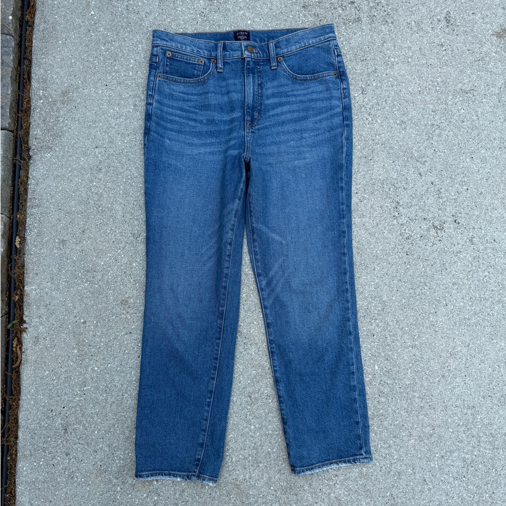 J. Crew Classic Midwash Blue Women's Jeans